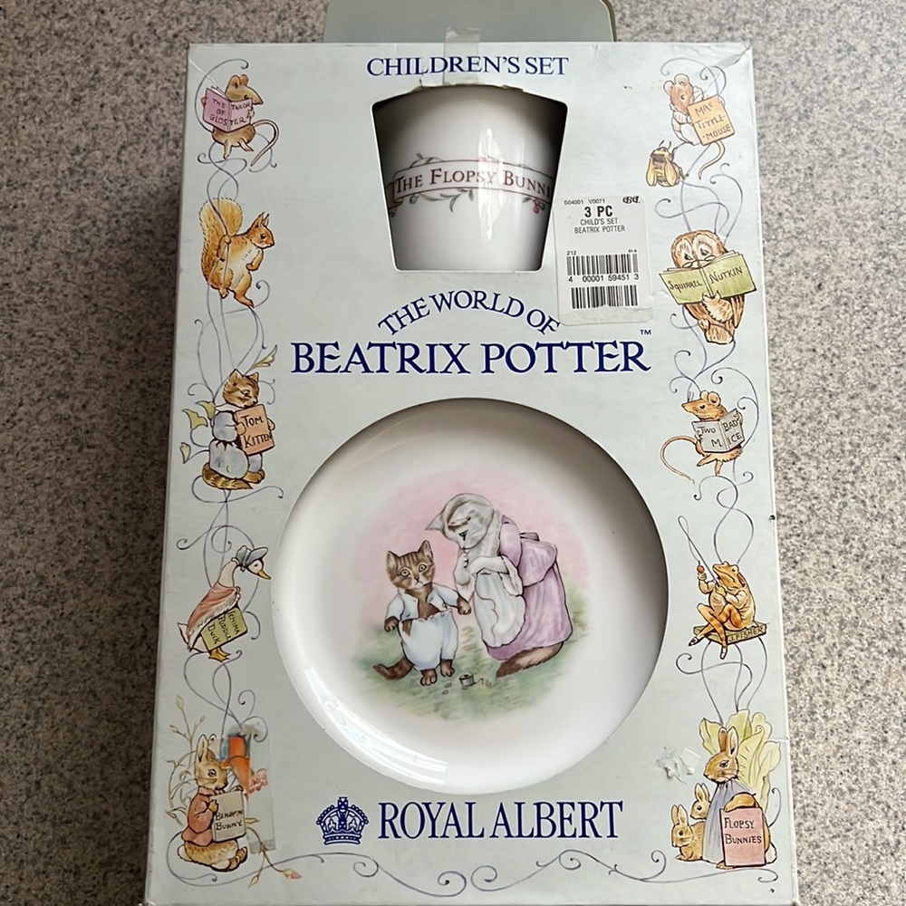 Vintage Royal Albert 1986 Beatrix Potter children’s 3 piece set - Picture 2 of 16